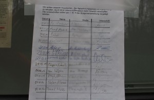 Täglich neue Unterstützer