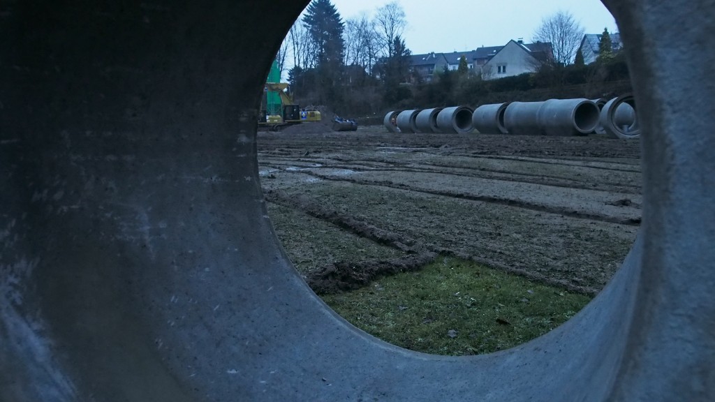 Baustellenimpressionen Am Kuhlenkamp Sportplatz - Foto: ungenannter Bauleiter