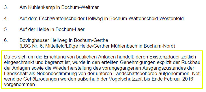 Auszug Mitteilung der Verwaltung Vorlage 20160071