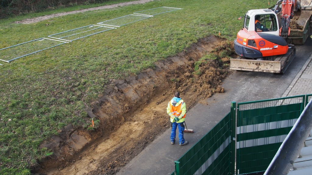 Strassenbau in unseren Grünanlagen