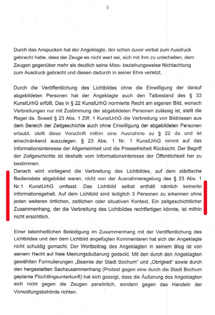Verruteilung Martin Poettgen