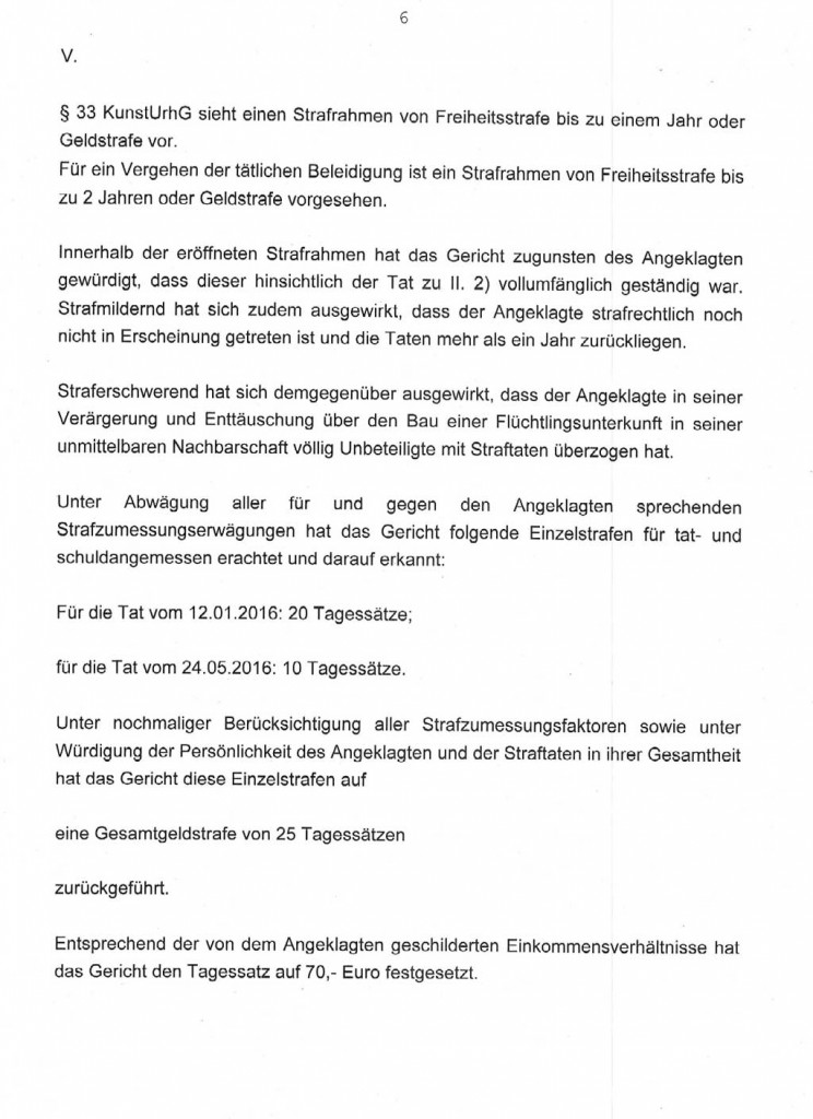 Verruteilung Martin Poettgen